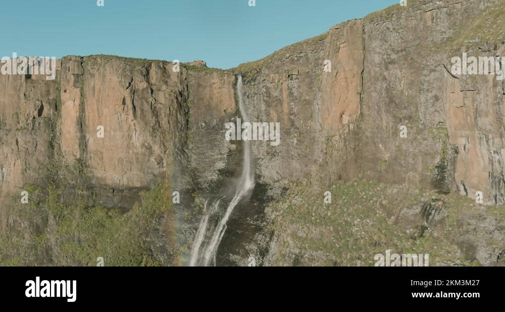 Spectacular aerial view of the magnificent beautiful Tugela Falls