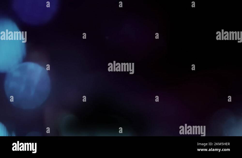 Light effect of flashing lights at night, blurred background HD Stock