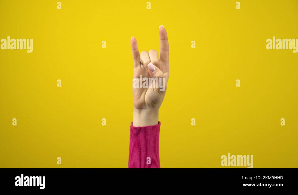 Hand sign horns Stock Videos & Footage HD and 4K Video Clips Alamy