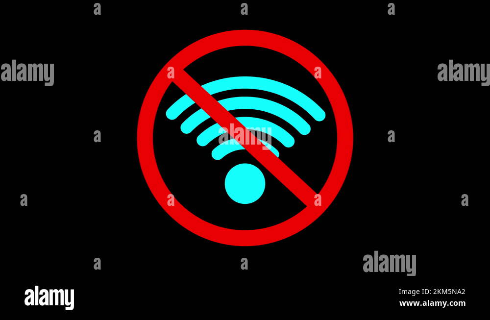 No wifi icon Stock Videos & Footage - HD and 4K Video Clips - Alamy