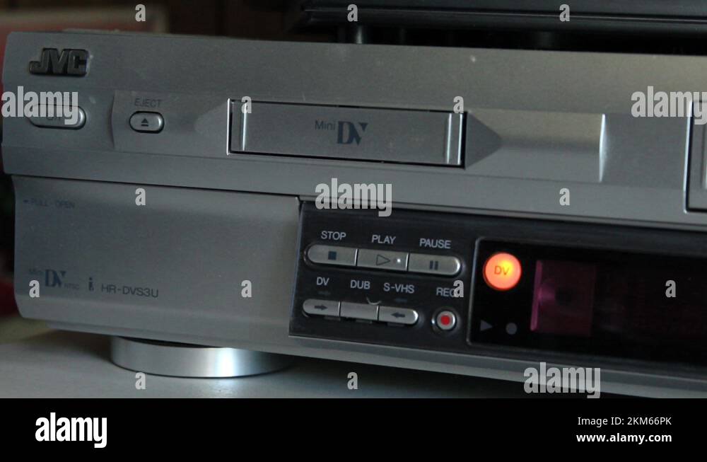 Mini DV Deck Power On and Off Stock Video Footage Alamy