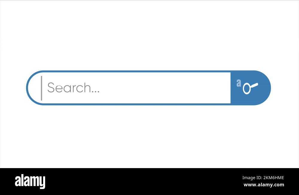 Search Bar Blank Animated Clean White Single Blank Line Text Box For