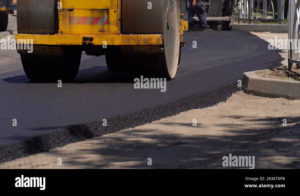 Bitumen compactor Stock Videos & Footage - HD and 4K Video Clips - Alamy