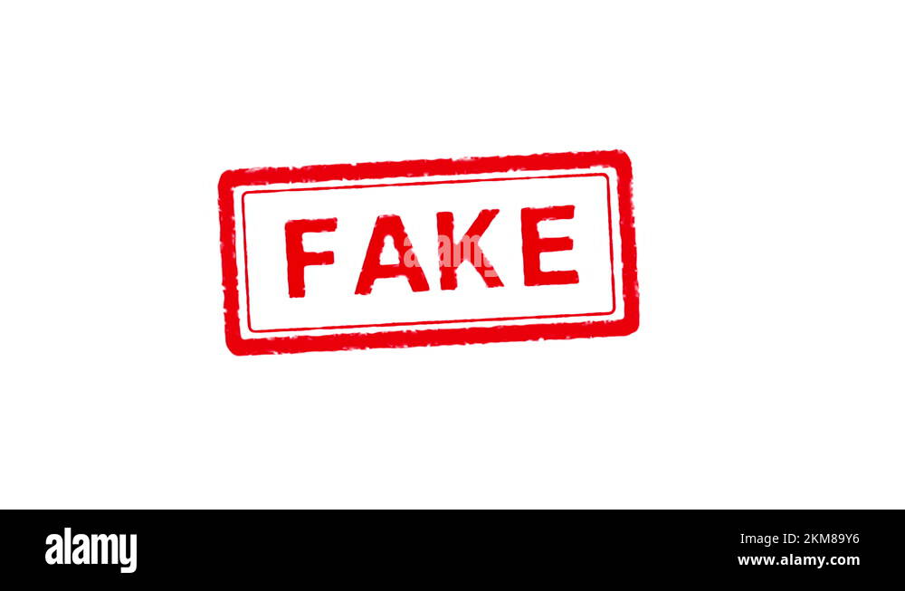 Fake Text Stamp effects Animation on White Background and Green Screen ...