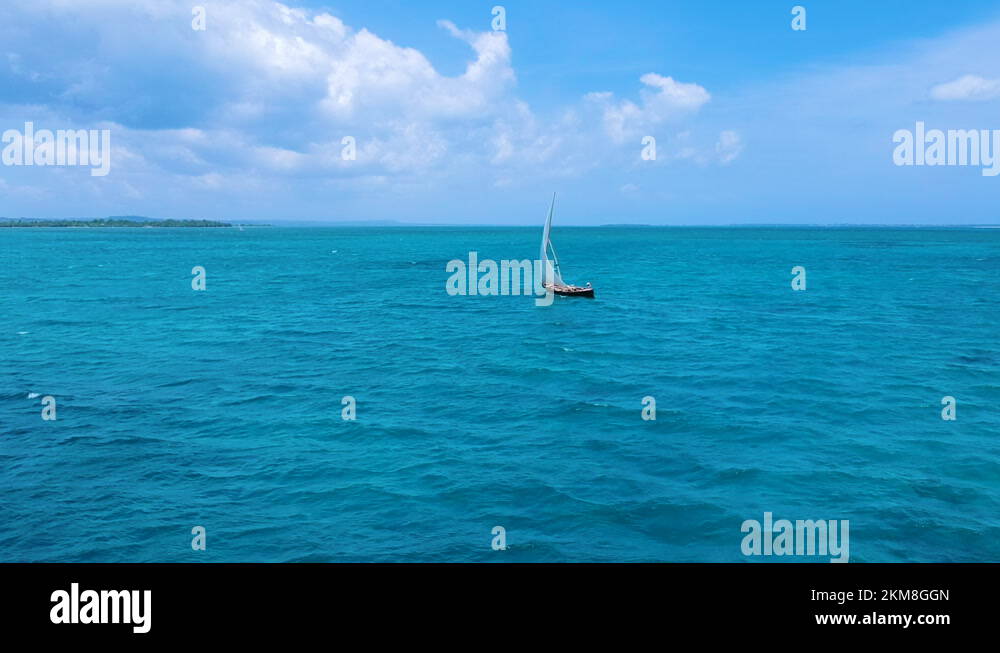 Dhow traditional sailing boat zanzibar Stock Videos & Footage HD and