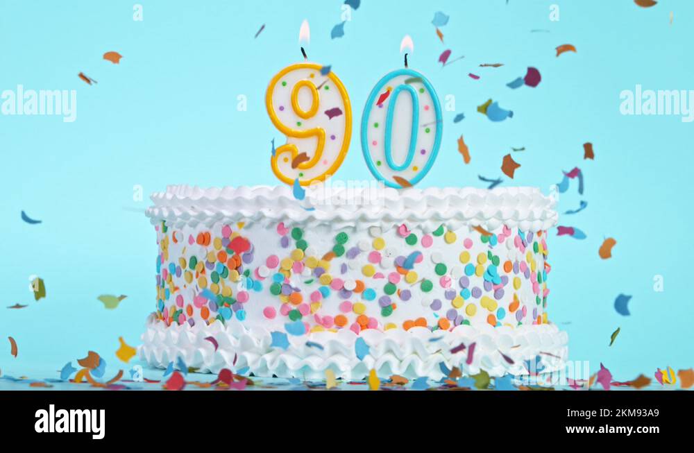 Homemade 90th birthday cake Stock Videos & Footage - HD and 4K Video ...
