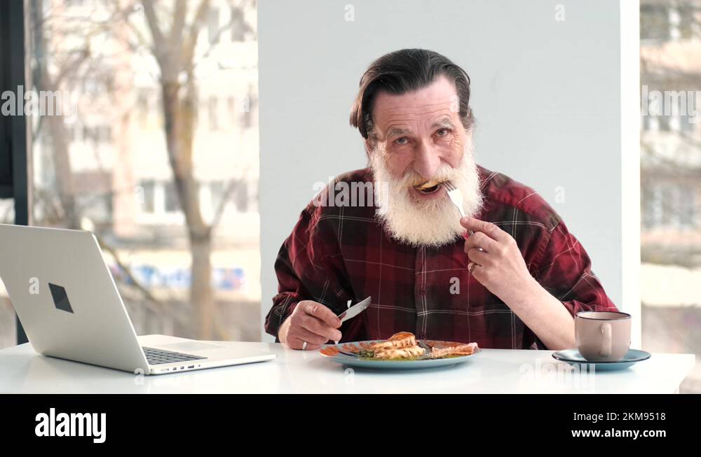 Man eating fish not sushi not woman Stock Videos & Footage - HD and 4K