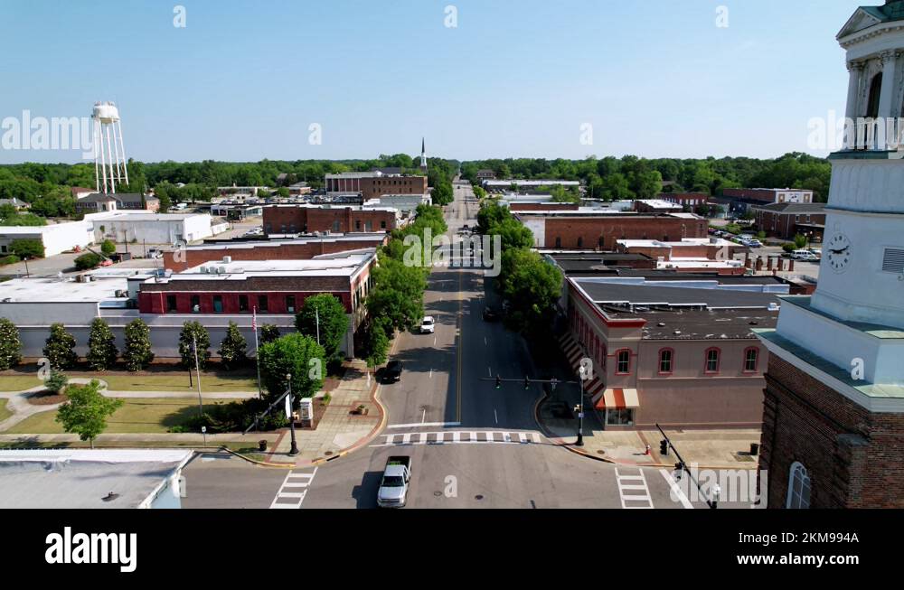 aerial pullout camden sc, camden south carolina clock tower, city hall