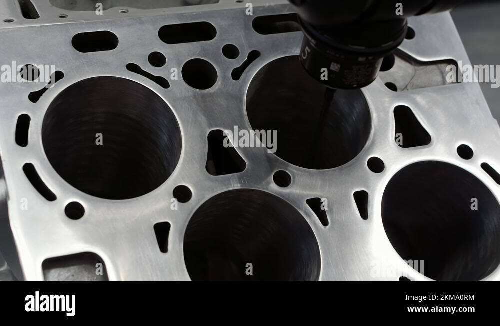 Measurement of piston cylinders with a coordinate measuring machine