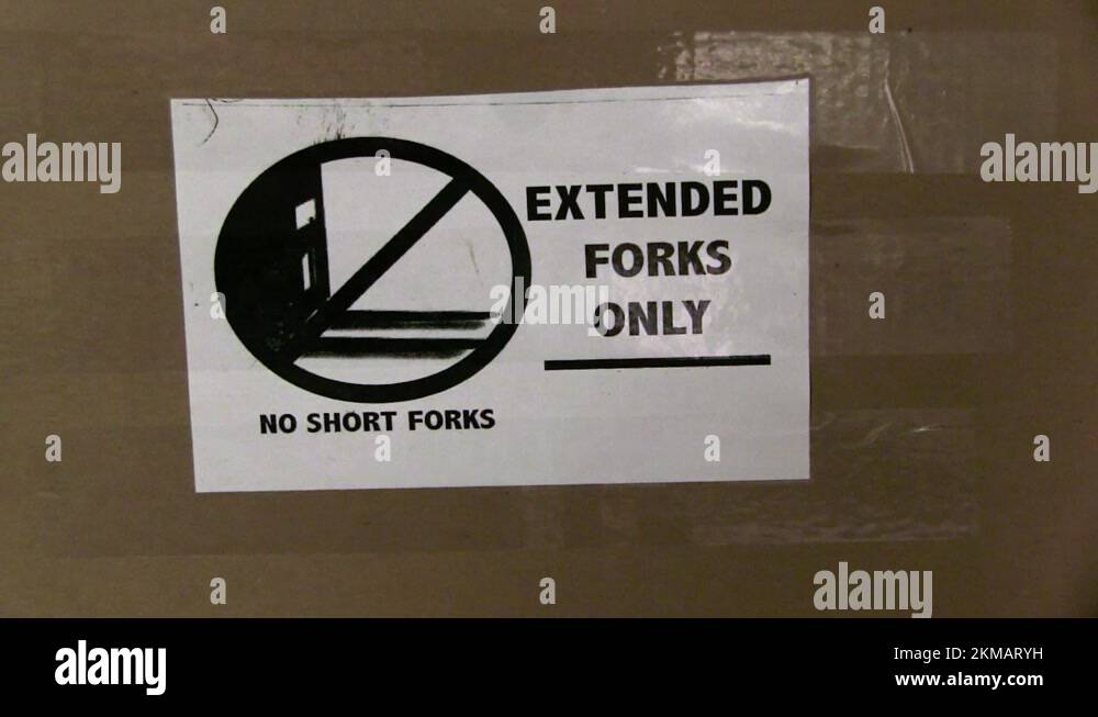 Forklift warning sign Stock Videos & Footage HD and 4K Video Clips