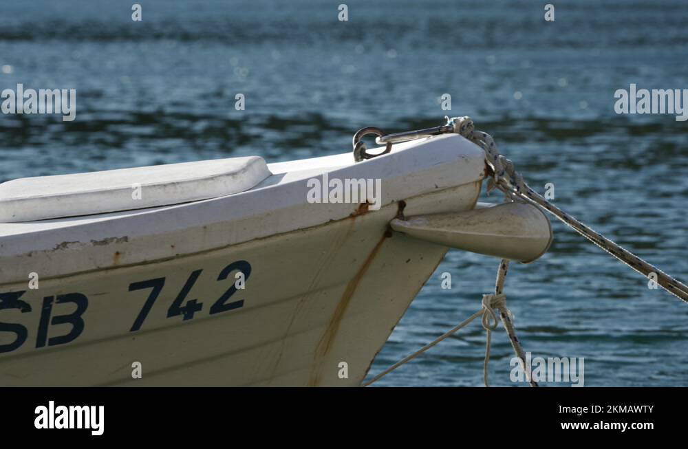 Moored boat tied up on beach Stock Videos & Footage - HD and 4K Video ...