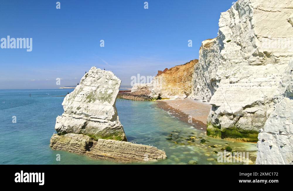 White chalk cliff seven sisters Stock Videos & Footage HD and 4K