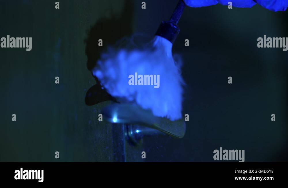 Fingerprint dusting forensic Stock Videos & Footage HD and 4K Video