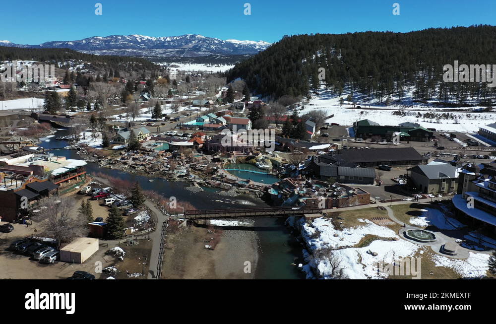 Hot springs resort pagosa springs colorado Stock Videos & Footage - HD