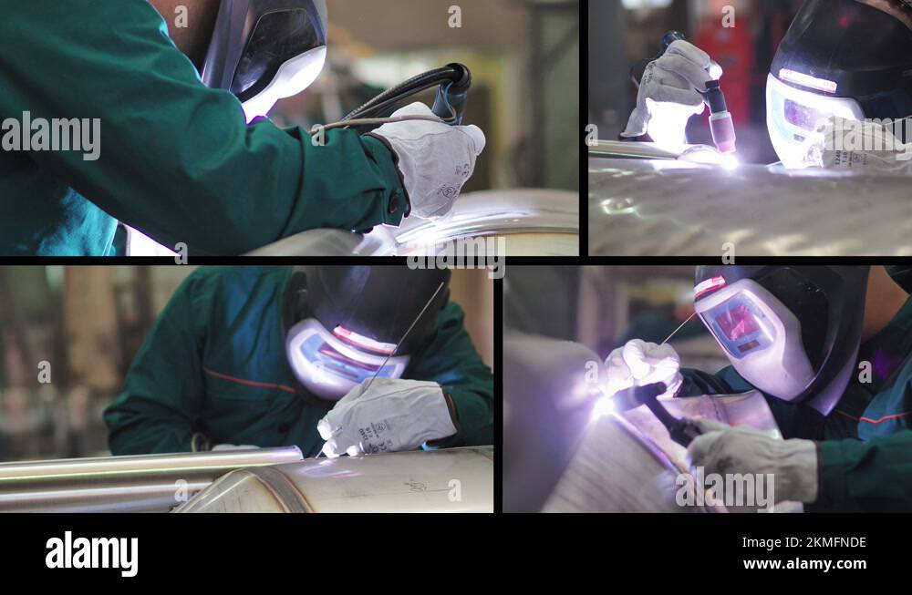 Composition of welder, using VIG, TIG, MIG MAG method to welding