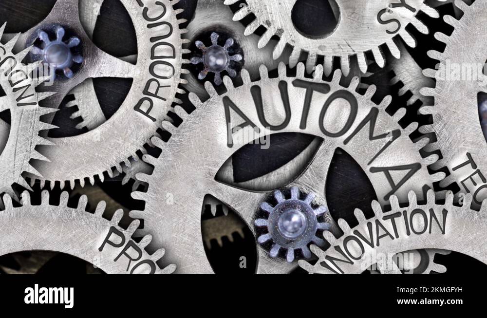 Tooth Wheels with Automation Concept Stock Video Footage Alamy