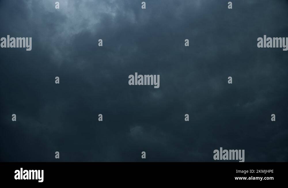 Multiple lightning forks flashing across dark night sky Stock Video