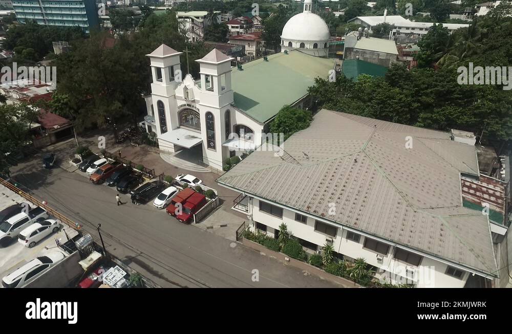 st therese famous church in weddings in cebu city Stock Video Footage