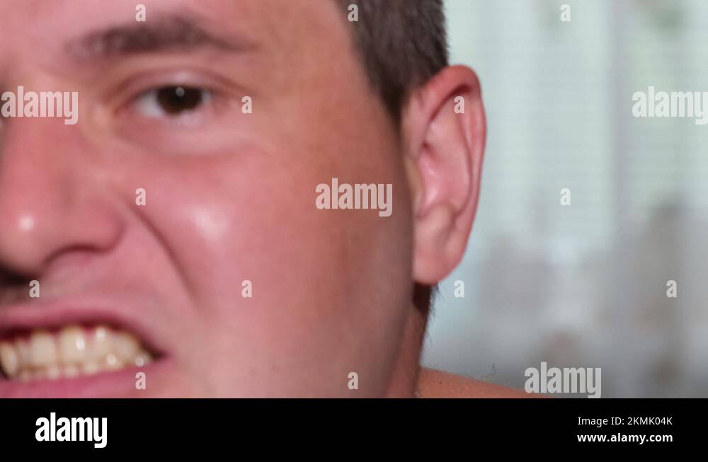 Man half shaved not woman Stock Videos & Footage HD and 4K Video