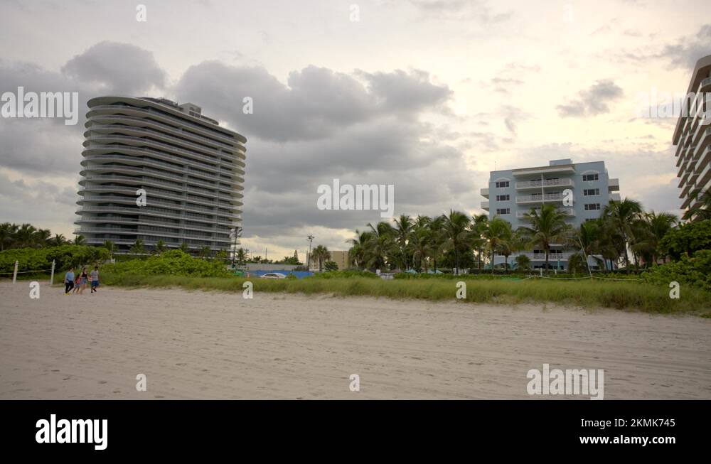 Site of the former Champlain Towers East Condominium Surfside FL USA