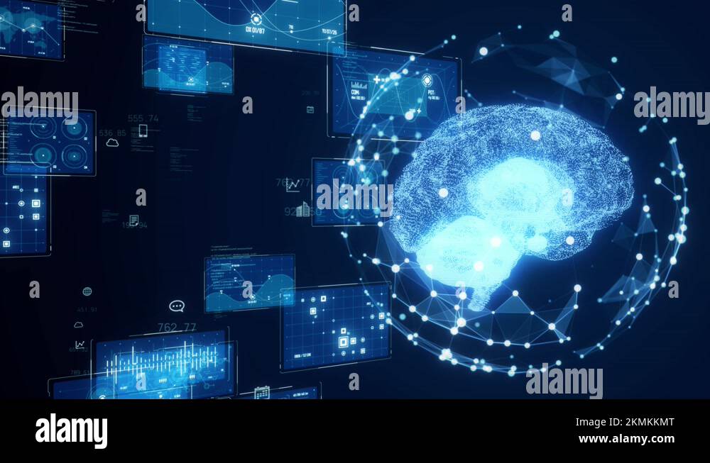 graphical user interface gui for ai deep learning... AI (Artificial Intelligence) concept. Deep learning. GUI (Graphical ...