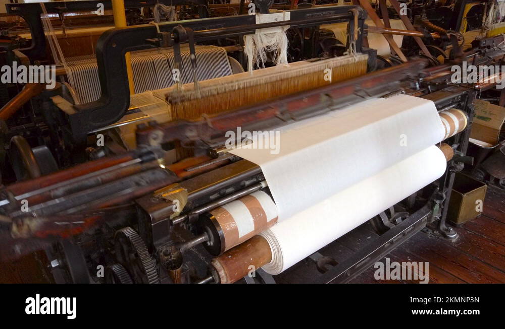 Steam powered weaving mill victorian Stock Videos & Footage HD and 4K