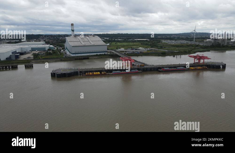 cory-riverside-energy-plant-on-river-thames-kent-uk-aerial-footage