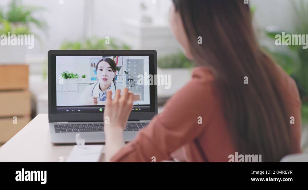 telemedicine antigen self test Stock Video Footage Alamy