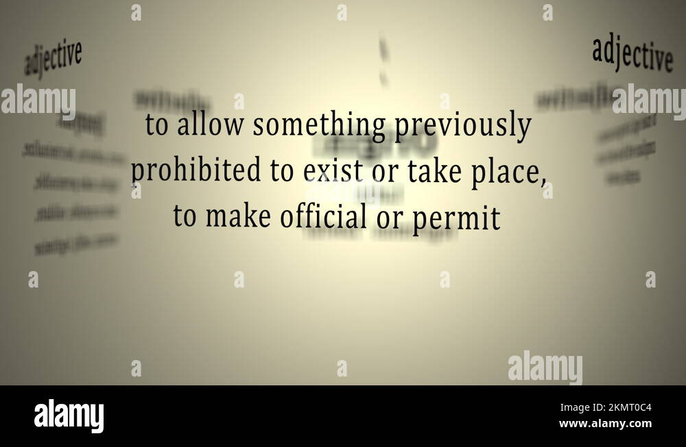 Definition: Legitimize Stock Video Footage - Alamy