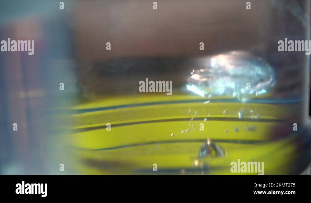 Bubbles in water tank Stock Video Footage Alamy