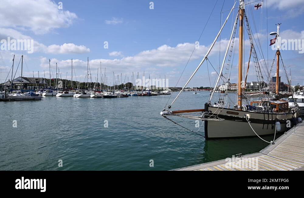 Restored historic fishing boat Stock Videos & Footage HD and 4K Video