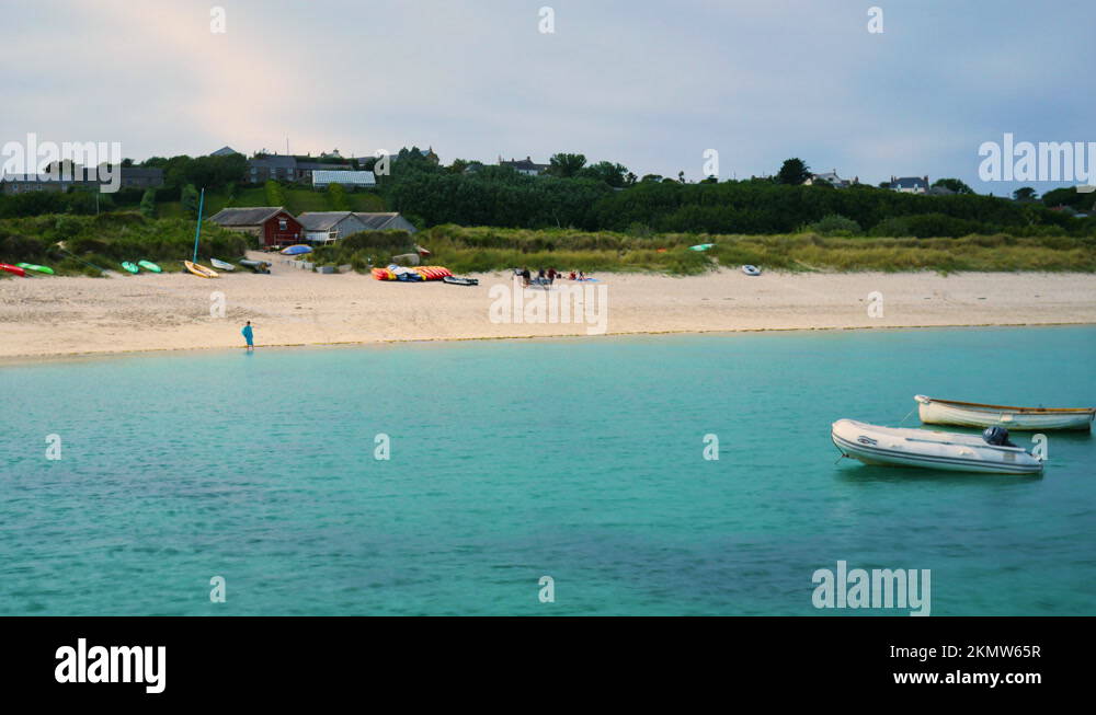 On holiday in the scilly isles Stock Videos & Footage HD and 4K Video