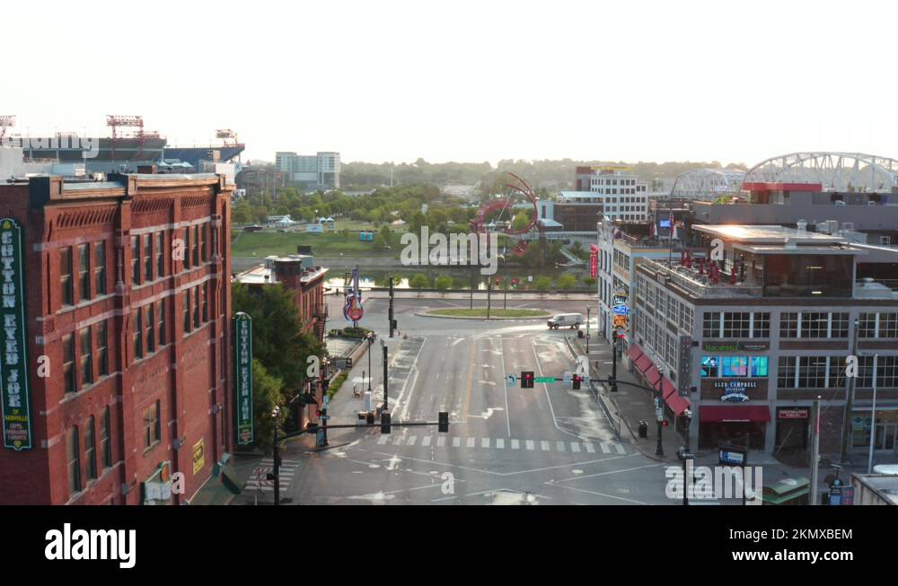 Nashville Riverfront, Nissan Stadium, Cotton Eyed Joe. Lower Broadway