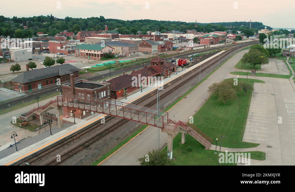 Aerial View of Fort Madison, Iowa