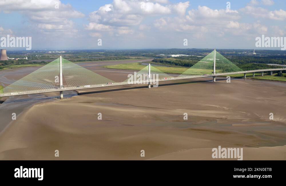 Mersey gateway toll bridge Stock Videos & Footage HD and 4K Video
