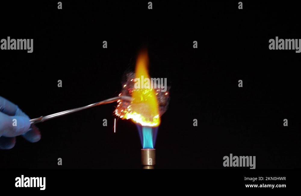 Steel wool burning reaction Stock Videos & Footage HD and 4K Video