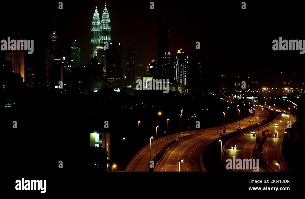 Petronas Twin Towers, Aerial View of Kuala Lumpur, Malaysia, Bird Eye ...