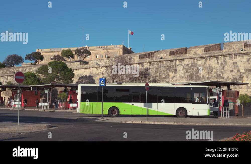 Malta bus public transport Stock Videos & Footage HD and 4K Video