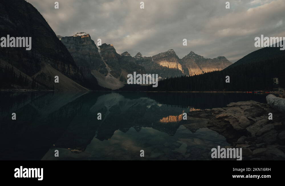  Moraine lake in banff national park Stock Videos & Footage - HD and 4K Illustration 