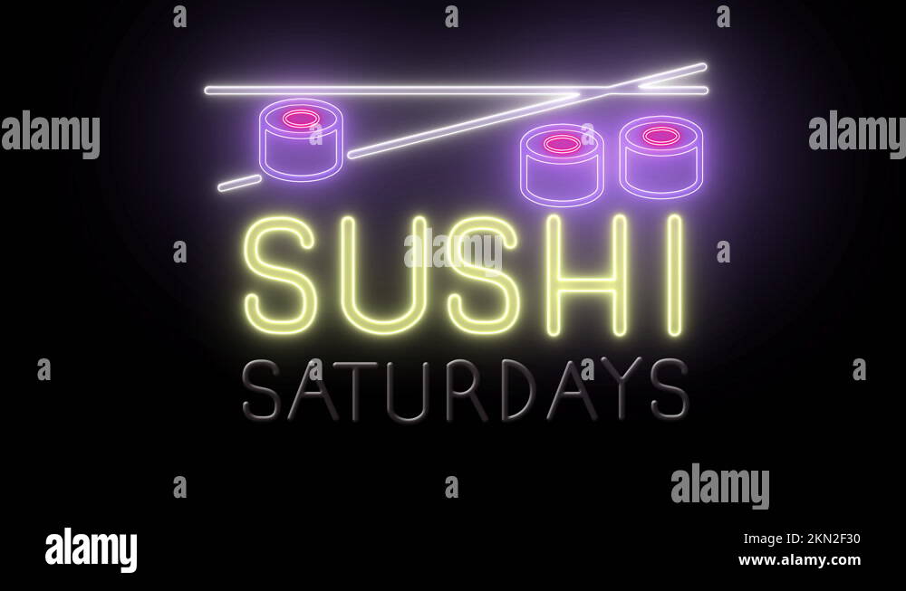 Neon sushi sign Stock Videos & Footage - HD and 4K Video Clips - Alamy