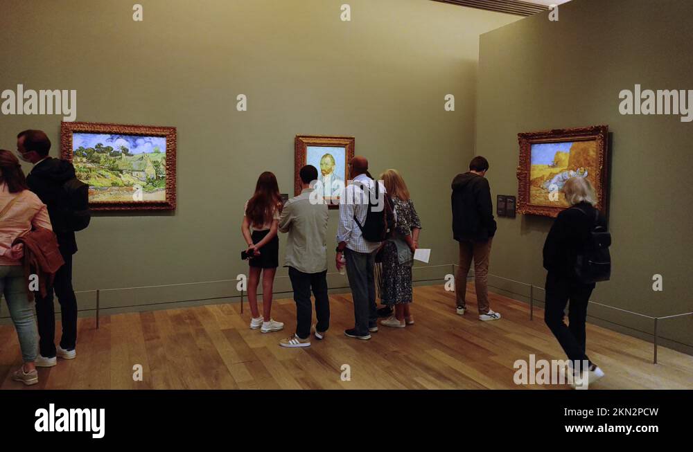 Inside Van Gogh Paintings Stock Videos Footage Hd And 4k Video