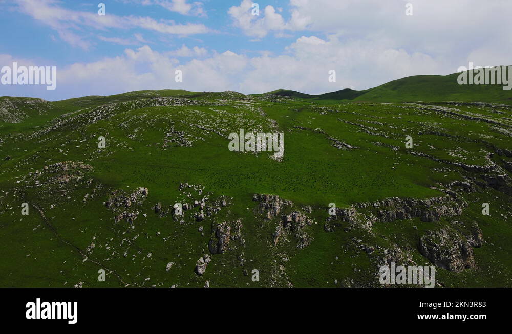 Rocky Mountain Ridges Covered with Green Grass Stock Video Footage Alamy
