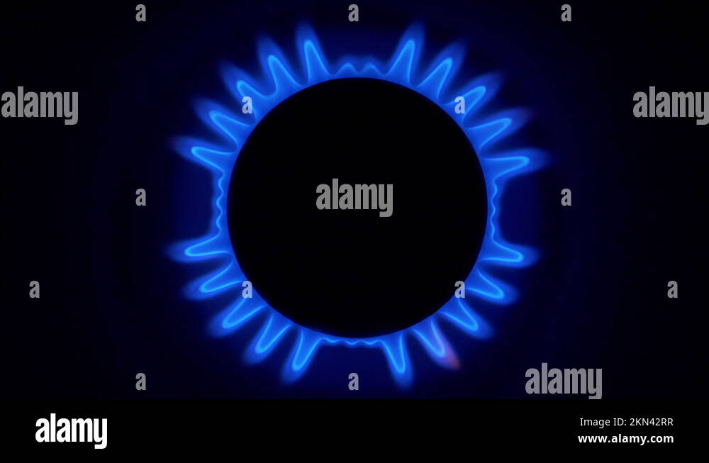 Gas burner turning off Stock Video Footage Alamy