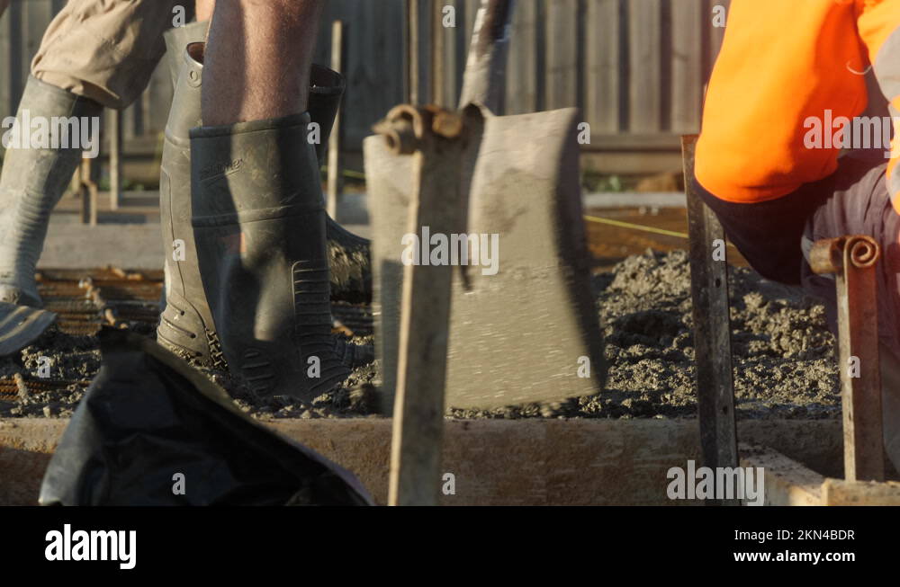 Rubber boots construction site Stock Videos & Footage HD and 4K Video