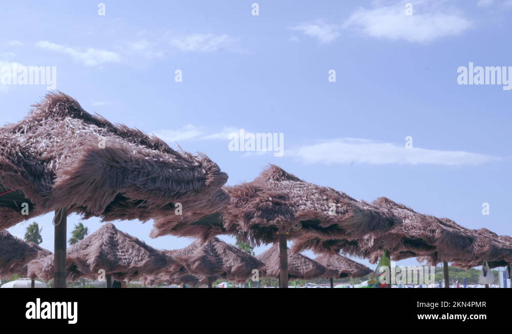 Decorative beach umbrella Stock Videos & Footage HD and 4K Video