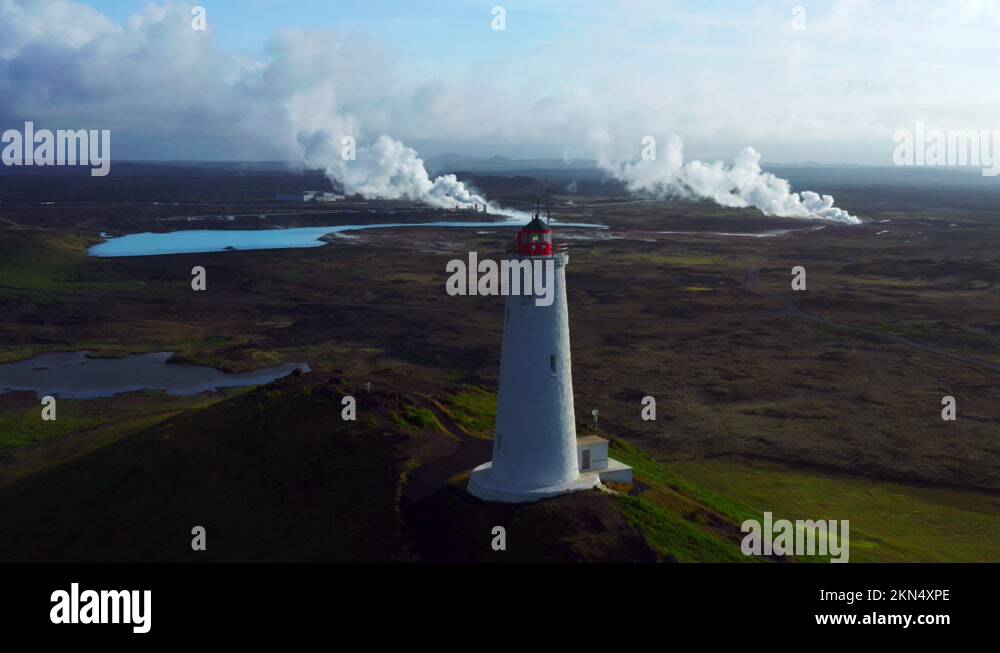 Lighthouse factory sky architecture Stock Videos & Footage HD and 4K