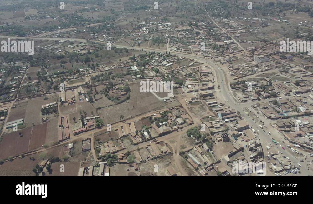 Populated settlement in the village of Africa kenya. Kenya poor