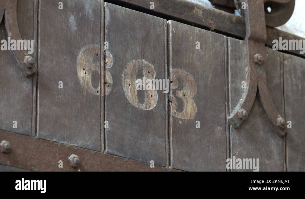 Prison cell numbers in 19th century prison Stock Video Footage Alamy