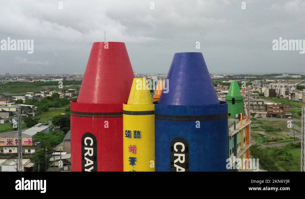 Exterior of lucky art crayon factory, DIY experience center for