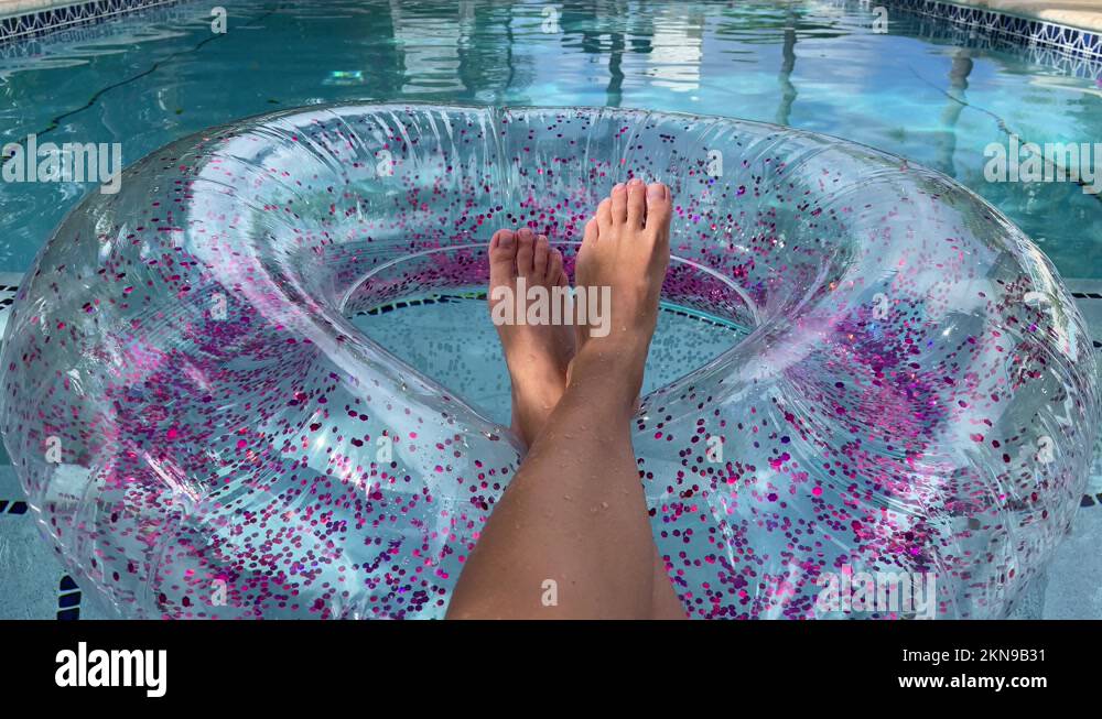 Female swimming on a water body Stock Videos & Footage HD and 4K